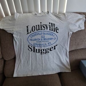 Louisville slugger extra large t shirt made in the USA.